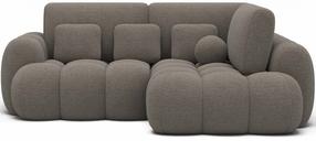 Kampinė sofa - lova Cozion Royal 20, ruda sp., dešininė, 165 x 267 cm x 105 cm