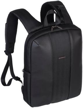 Portatīvā datora mugursoma Rivacase 8125 Laptop Business Backpack, melna krās., 14"