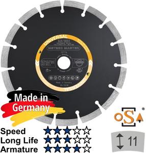 Deimantinis diskas Samedia MST, 125 mm x 22 mm x 2.4 mm
