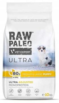 Sausas šunų maistas VetExpert Raw Paleo Ultra Puppy Turkey, kalakutiena, 10 kg