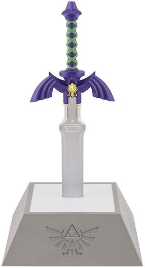 Lampa Paladone Legend of Zelda - Master Sword Lamp, sudraba krās./zaļa krās./violeta krās.
