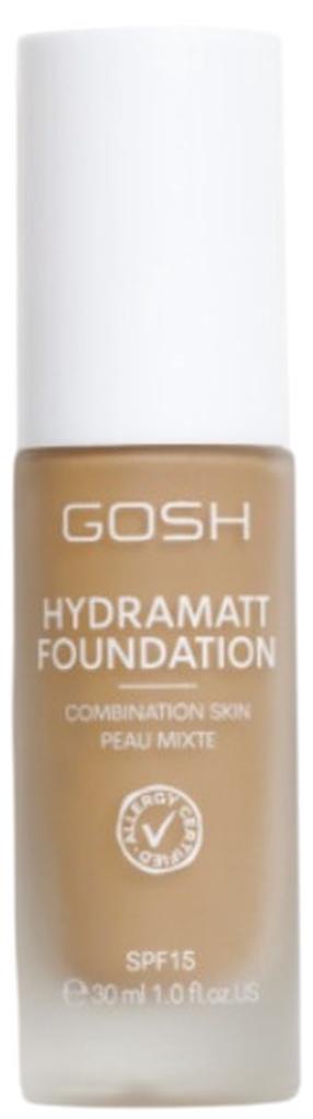 Жидкая основа для макияжа Gosh Hydramatt, SPF 15, medium dark цв., 012y, 30 мл