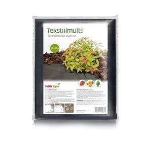 Tekstiilmultš Baltic Agro, must v., 10 m x 1.6 m