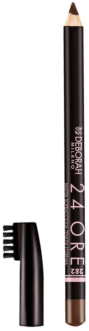 Uzacu zīmulis Deborah Milano 24Ore, 1.2 g, gaiši brūna krās. 282 light brown