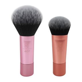 Dekoratīvās kosmētikas otu komplekts Real Techniques Mini Duo, 2 gab., oranža krās.