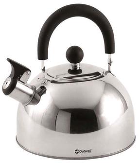 Teekann Outwell Tea Break, roostevaba teras, 19 cm, 2.2 l, hõbe v.