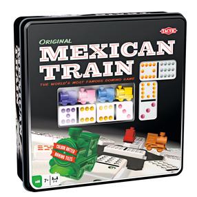 Domino spēle Tactic Mexican Train Tin Box