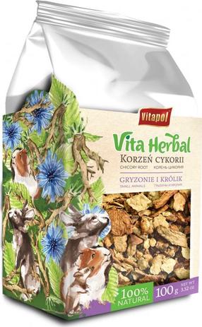 Maistas graužikams Vitapol Vita Herbal, triušiams/graužikams, 0.1 kg