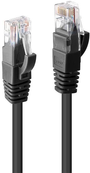 Сетевой кабель Lindy Cat.6 U/UTP PVC RJ-45, RJ-45, 3 м, черный цв.
