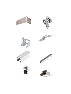 Bėgių komplektas Laguna, stumdomosioms vidaus durims, 200 cm