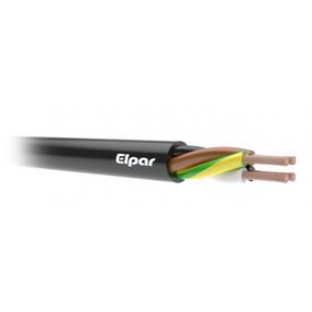 Guminis kabelis Elpar H05RR-F, Eca, 3 x 0.75 mm², 100 m