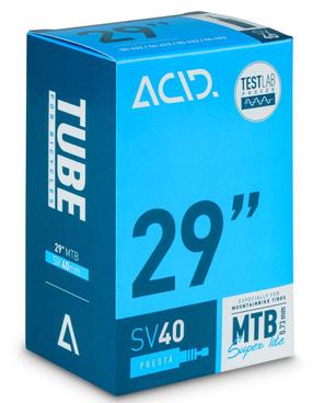 Камера велосипедной шины ACID MTB Super Lite SV TUBE226, резина, черный цв., 29"