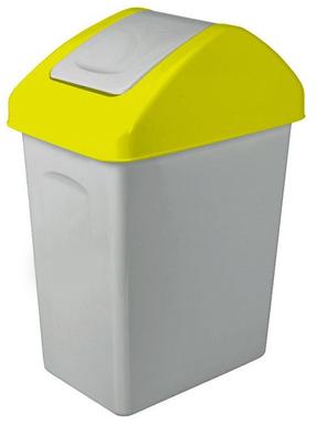 Prügikast Branq, kollane v., 10 l, 37.5 cm x 18 cm