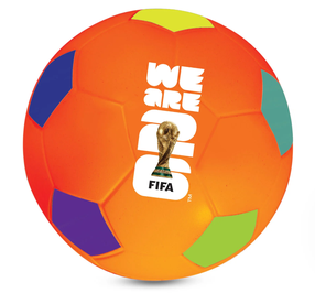 Sensorinis spaudomas žaislas, kamuolys FIFA World Cup, oranžinė sp.
