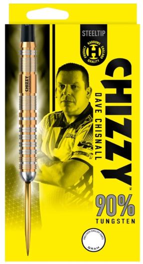 Дартс аксессуары, стрелки Harrows Chizzy, золотой цв., 61 мм, 3 шт.