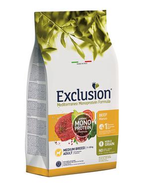 Sausas šunų maistas Exclusion Mediterraneo, jautiena, 3 kg
