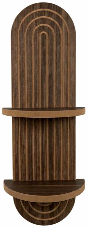 Sieninė lentyna Kalune Design -, wenge sp., 70 cm x 20 cm x 13 cm