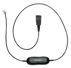 Провод Jabra QD, RJ-10 male, 0.8 м, черный цв.