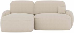 Kampinė sofa - lova Tesalia Modullo 18, smėlio sp., kairinė, 150 x 247 cm x 93 cm