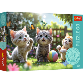 Пазл Trefl Kittens 17412, 22 см x 33 см, 60 шт., многоцветный