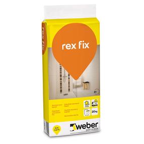 Смесь для плитки Saint-Gobain Weber Rex Fix, 20 кг