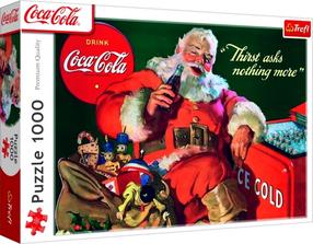 Dėlionė Trefl Coca-Cola Gifts From Santa Claus 10921, 48 cm x 68.3 cm, 1000 vnt., įvairių spalvų