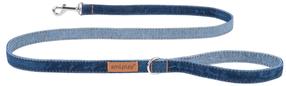 Suņu pavada Amiplay Denim, zilimelns krās., 1.4m x 2cm