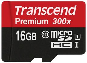 Atminties kortelė Transcend Premium UHS-I Class 10, 16 GB