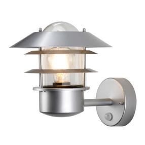 Āra sienas lampa Elstead Lighting Helsingor 1, 60W, E27, IP44, sudraba krās., 21.8 cm x 23.6 cm
