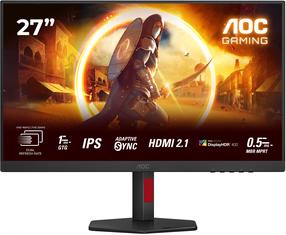 Monitors AOC Gaming, U27G4R, Fast IPS, 160 Hz, UHD, 27"