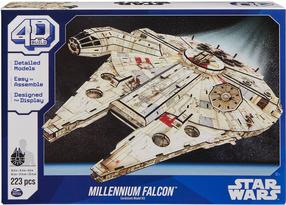 4D пазл Spin Master Millennium Falcon 6069815, 43 см x 31.4 см, 223 шт., многоцветный
