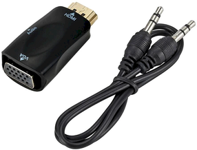 Адаптер Fusion Accessories HDMI male - VGA female + 3.5mm cable FUSHDVGAWH HDMI male, VGA Female