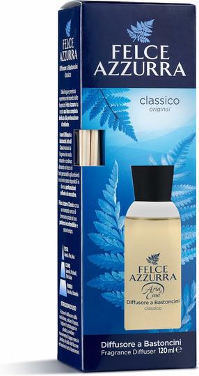 Namų kvapas, kvapiosios lazdelės Felce Azzurra Classic, 120 ml