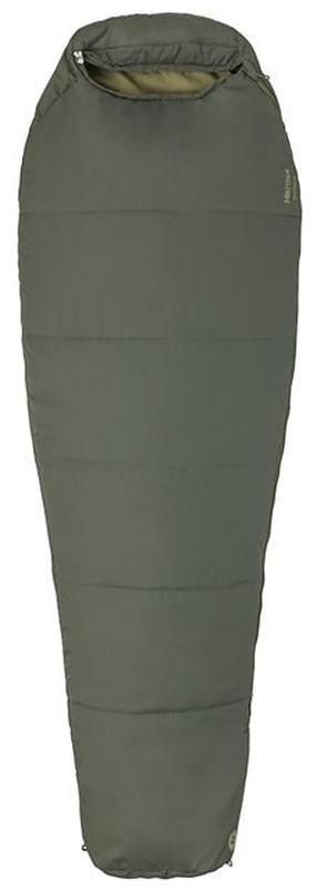 Guļammaiss Marmot Nanowave 35, zaļa krās., 213 cm