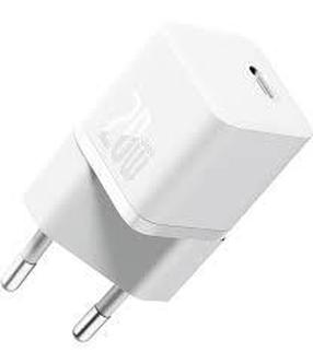 Adapteris Baseus GaN5 20W Mini, USB Type C, balta sp., 20 W