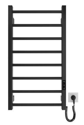 Elektriline rätikuradiator Mario HF Leeds, must v., 53 cm x 77 cm, 110 W
