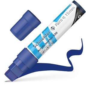 Akrüül marker Schneider Paint-lt 330, 15 mm, sinine v.