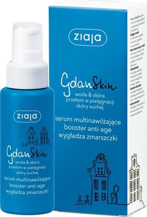 Sejas serums Ziaja GdanSkin Booster Anti-Age Moisturizing, 50 ml