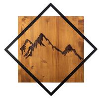 Sienos dekoracija Wallity Mountain 2, 54 cm x 54 cm