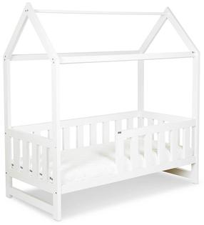 Детская кровать с выдвижной дополнительной кроватью LittleSky Liv, белый цв., 80 x 160 cm, без ящика для постельных принадлежностей, без матраса