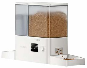 Išmanioji gyvūnų girdykla Rojeco 2 in 1 Pet Water Fountain & Feeder WiFi, išmanusis, 8.5 l, 34 cm x 28 cm x 30 cm, balta sp.