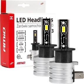 Auto spuldze AMiO H 03330, led, balta krās., 18 V