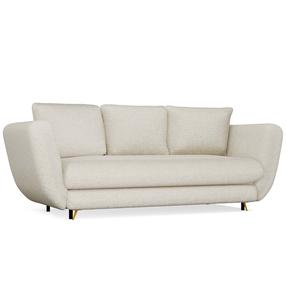 Sofa-lova Saris, smėlio sp., 248 x 104 cm x 99 cm