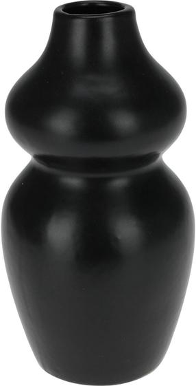 Vāze Home Styling Collection, 14 cm, melna krās.