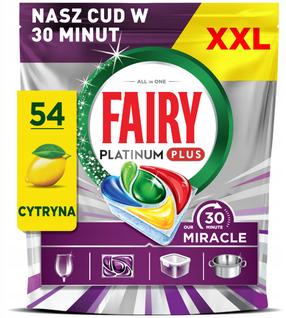 Nõudepesumasina tabletid Fairy Platinum Plus All in One, 54 tk