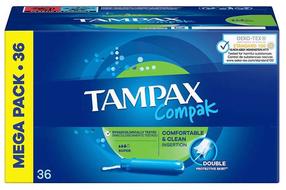 Higieniniai tamponai Tampax Compak, Super, 36 vnt.
