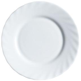 Lėkštė pietų Luminarc Trianon, Ø 15.5 cm, balta sp.