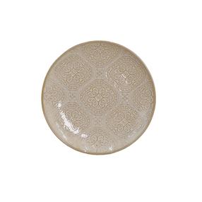 Šķīvis deserta Domoletti Beige arabic, Ø 19 cm, smilškrāsas