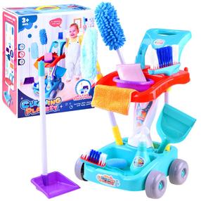 Игрушечный инструмент, набор инструментов для чистки Clean The Floor, многоцветный