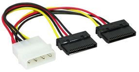 Juhe Gembird CC-SATA-PSY 4 pin Molex, SATA x 2, 0.15 m, must v.